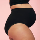 momkind Graviditets Trusser, 2-pak - Black