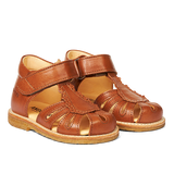 Angulus Begynder Sandaler m. blonde-dråbe - Cognac