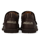 Angulus Sandaler m. stjernebroderi - Dark Brown