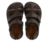 Angulus Sandaler m. stjernebroderi - Dark Brown