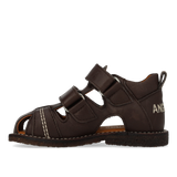 Angulus Sandaler m. stjernebroderi - Dark Brown
