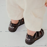 Angulus Sandaler m. stjernebroderi - Dark Brown