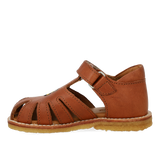 Angulus Begynder Sandaler m. Bi broderi - Cognac