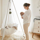 Leander Classic™ Vugge m. madras - Hvid