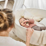 Leander Classic™ Vugge m. madras - Hvid