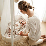 Leander Classic™ Vugge m. madras - Hvid