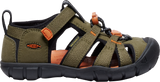Keen Seacamp ll CNX Sandaler - Dark Olive/Gold Flame
