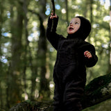 Mikk-Line Ulddragt - Dark Brown Melange