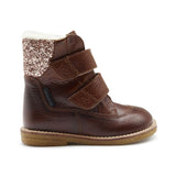 Angulus TEX Vinterstøvler m. glitter - Cognac & Maple