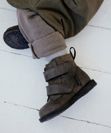 Angulus Begynder TEX-Vinterstøvler m. logobånd - Dark Olive