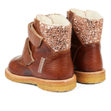 Angulus Begynder TEX Vinterstøvler m. glitter - Cognac & Maple