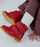 Angulus Begynder TEX Vinterstøvler m. hjerter - Red