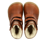 Angulus TEX Vinterstøvler m. glitterregnbue - Cognac