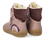 Angulus TEX Vinterstøvler m. glitterregnbue - Faded Rose