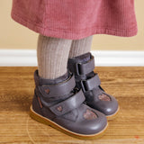 Angulus TEX Vinterstøvler m. glitterhjerte - Lavender