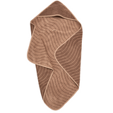 Leander Hoodie Badehåndklæde, Woodland - Clay