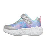 Skechers Eternal Heart Lights Sneakers - Silver