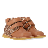Angulus Glitter Sko m. velcroluk - Clay Glitter
