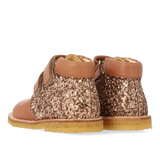 Angulus Glitter Sko m. velcroluk - Clay Glitter