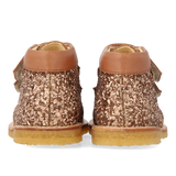 Angulus Glitter Sko m. velcroluk - Clay Glitter
