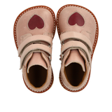 Angulus Begynder Sko m. kontrasthjerte - Rosebud