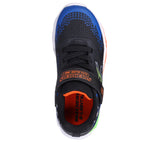 Skechers Boys Flex Glow Bolt Sneakers - Black Blue