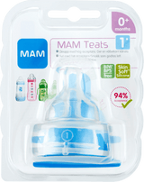 MAM Flaskesut str. 1, Silikone - 2-pack