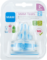 MAM Flaskesut str. 2, Silikone - 2-pack