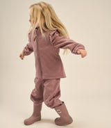 Mikk-Line Soft Termotøj m. flæse - Twilight Mauve