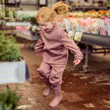 Mikk-Line Soft Termotøj m. flæse - Twilight Mauve