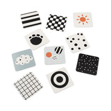 Done by Deer Baby Kontrastkort, 10 stk. - Deer friends