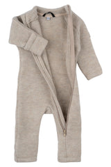 Mikk-Line Ulddragt - Melange Off White