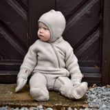 Mikk-Line Ulddragt - Melange Off White