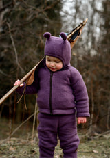 Mikk-Line Uld Elefanthue m. ører - Huckleberry