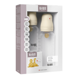 Bibs Grow & Flow Sutteflasker, Latex 150 ml/270 ml - Ivory