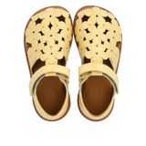 Angulus Sandaler m. blomsterdetaljer - Mellow Yellow