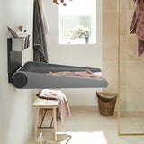 Leander Wally Væghængt Puslebord - Dusty Grey