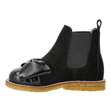 Angulus Chelsea Støvler m. sløjfe - Black