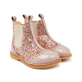 Angulus Chelsea Støvler - Dusty Almond/Maple Glitter