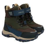 Mikk-Line Tex Vinterstøvler m. velcro - Chocolate Chip