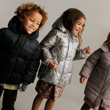 Wheat Puffer Vinterjakke Eli - Silver Flower Meadow