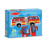 Melissa & Doug Gulv Puslespil - Kæmpe Brandbil