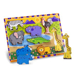 Melissa & Doug Puslespil m. chunky brikker - Safaridyr