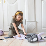 byASTRUP Sadelunderlag & Hut - Glitter Lilla