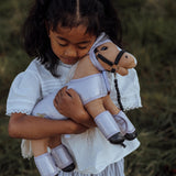 byASTRUP Dækken, Sadelunderlag, Gamascher & Hut - Glitter Lilla