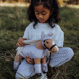 byASTRUP Dækken, Sadelunderlag, Gamascher & Hut - Glitter Lilla