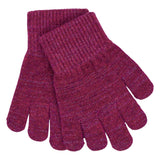 Mikk-Line Magic Lurex Strik Vanter, 3-pak - Plum Perfect/Catawaba Grape/Purple Sage