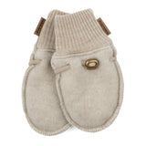 Mikk-Line Uld Vanter - Melange Off White