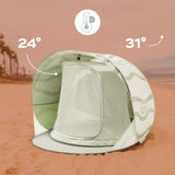 Babymoov UV-Telt Moov & Protect - Green Lagoon