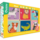 Auzou Huskespil af træ - Vilde dyr